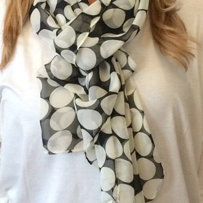 Spring Polka Dot Scarf Only $5.99!
