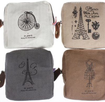 Retro Canvas Coin Purses Only $3.88 + FREE Shipping!