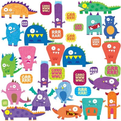 Price Drop! RoomMates Monsters Peel & Stick Wall Decals Now $9.50!