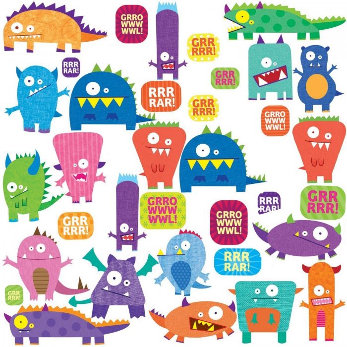 Price Drop! RoomMates Monsters Peel & Stick Wall Decals Now $9.50!