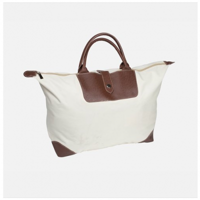 Cute Fold Away Khaki Tote Only $4.99 + FREE Shipping (Reg. $14.98)!