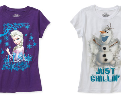 Disney Frozen Tees On Clearance $4.50 (Reg. $7.97)!