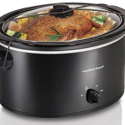Hamilton Beach 5-Quart Portable Slow Cooker Just $12.88 – $16.88 + FREE Store Pick Up (Reg. $19.94)!