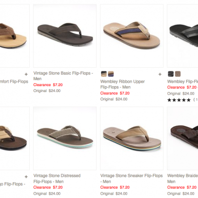 Men’s Flip Flops Only $3.78 + FREE Shipping (Reg. $24+)!