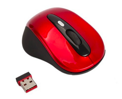 Red Cordless USB Wireless 2.4G Optical Mouse Only $3.92 + FREE Shipping!
