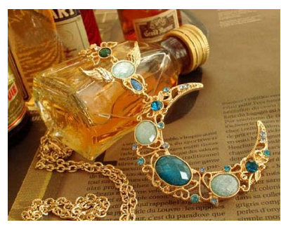 Crescent Moon Necklace Only $2.95 + FREE Shipping!