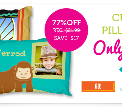 Personalized Pillowcase Just $4.99 + Shipping! (Reg. $21.99)!