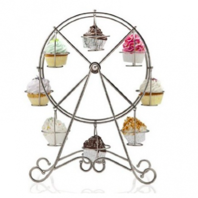 8-Cup Metal Rotating Ferris Wheel Cupcake Holder Only $8.95 (Reg. $24.99)!