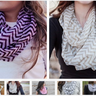 Chevron Infinity Scarves Only $3.99 (Reg. $19.99)!