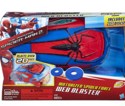 Marvel The Amazing Spider-Man 2 Motorized Spider Force Web Blaster $9.98 (Reg. $21.99)!