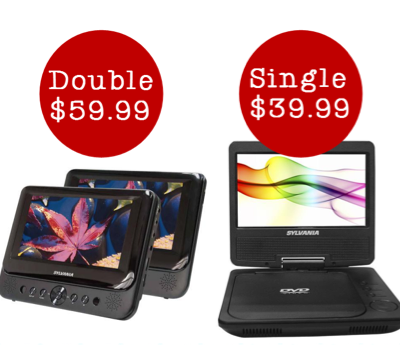 Sylvania Portable DVD Players As Low As $39.99 + FREE Shipping (Reg. 80+)!