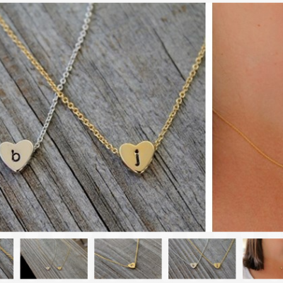 Tiny Hand-stamped Heart Necklaces Only $9.98 SHIPPED (Reg. $17)!