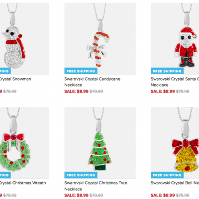 Swarovski Crystal Christmas Pendants Only $8.99 + FREE Shipping (Reg. $80)!