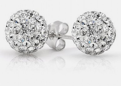 2 Ct Swarovski Crystal Ball Studs $5.99 + FREE Shipping (Reg. $80)!
