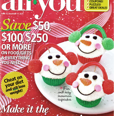 Pre-Black Friday Sale: ALL YOU Magazine Only $5 A Year ($0.42 Per Issue)!