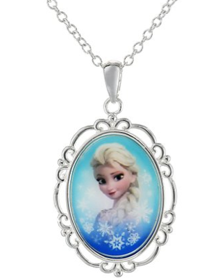 Disney Frozen Silver-Plated Elsa Pendant Necklace $12 + FREE Prime Shipping (Reg. $22)!