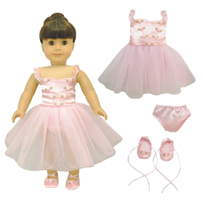 Ballerina Outfit Set for American Girl, Madame Alexander and other 18 inches Dolls Only $12.95 (Reg. $35)!