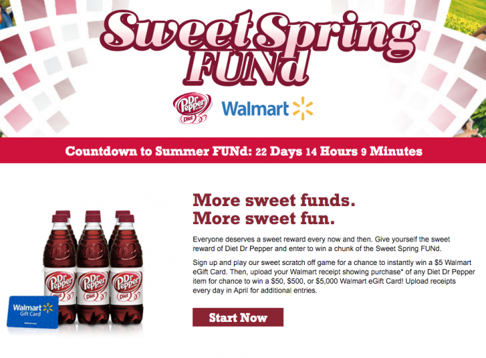 Win A Chunk Of The Spring #SweetFUNd From Diet Dr Pepper!