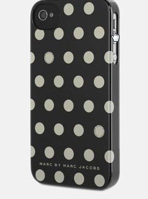 Marc Jacobs iPhone Black Polka Dots Snap Case Only $5 + FREE Shipping (Reg. $40)!