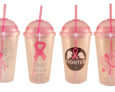 Dome Cap Pink Ribbon Cup Only $4.99! Down From $19.99! Ships FREE!