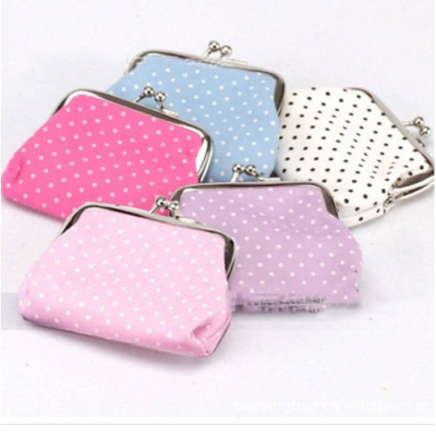 Polka Dot Change Purse Only $1.82 PLUS FREE Shipping!