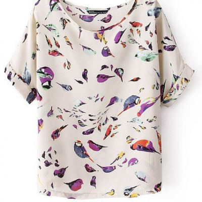 Short Sleeve Chiffon Top Only $3.59 PLUS FREE Shipping!