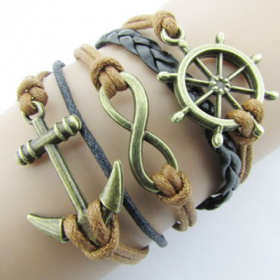 Nautical Bracelet Set Only $1.96 PLUS FREE Shipping!