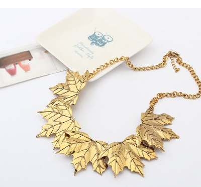 Maple Leaf Necklace Only $2.95 PLUS FREE Shipping!