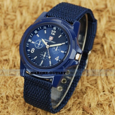 Blue Military Style Watch Only $3.96 PLUS FREE Shipping!