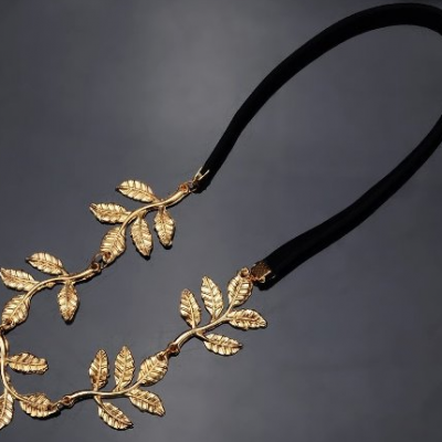 Gold Olive Leaf Headband Only $2.39 PLUS FREE Shipping!
