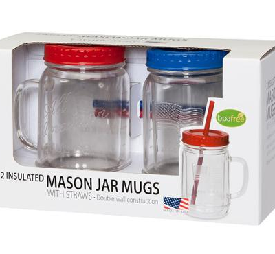 Clear Mason Jar, 2-Pack Just $6.96 Down From $16.00 At Walmart!
