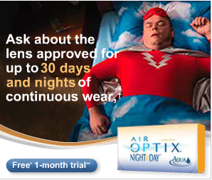 FREE AIR OPTIX® Brand Contact Lenses With The EyeFile System!