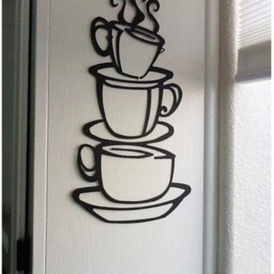 Coffee Cup Removable Vinyl Sticker Decal Just $1.97!  FREE Shipping!