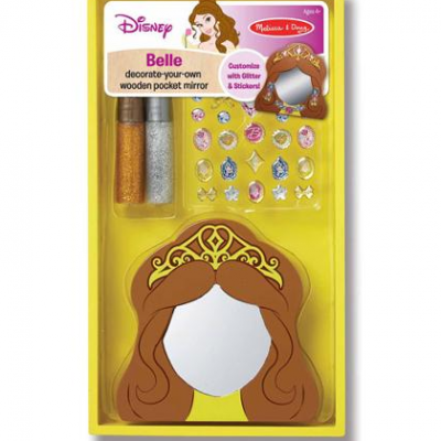 Melissa & Doug Disney Belle Decorate-Your-Own Wooden Pocket Mirror Just $3.99 At Walmart!