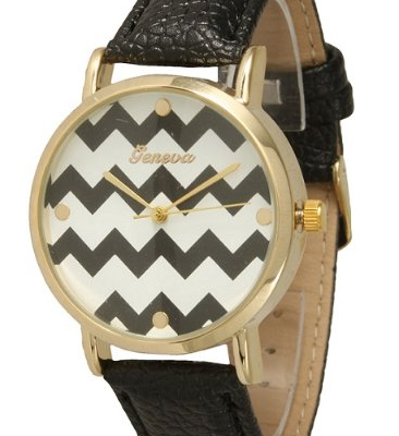 Chevron Watch Only $4.90 PLUS FREE SHIPPING!