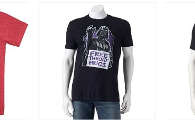 Star Wars T-Shirts Only $5.25! Down From Up To $20.00!