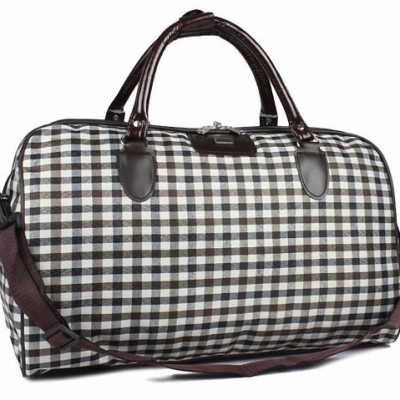 Vintage Striped Weekend Luggage Bag Only $14.90! 78% Off!