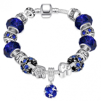 50 Shades of Aqua Blue Designer Inspired Bracelet Just $10.99! Down From $199.99! Ships FREE!