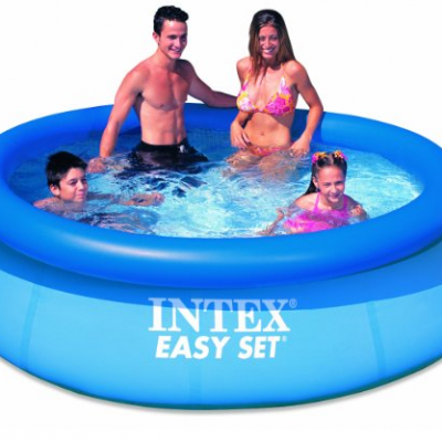 INTEX 8′ x 30″ Easy Set Inflatable Swimming Pool Only $39.95 PLUS FREE Shipping! 50% OFF!