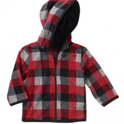 Garanimals Newborn Baby Boy Printed Microfleece Hood Just $2.00 At Walmart!
