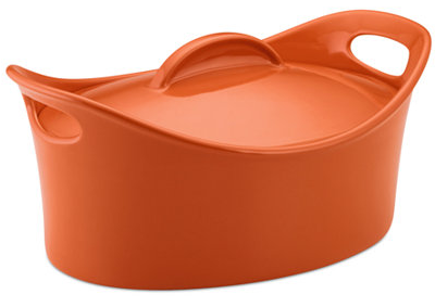 Rachael Ray Stoneware 4.25 Qt. Covered Casseroval Baking Dish Only $18.74! Down From $100!