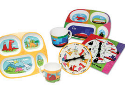 Daydream Toy Play With Your Food Dinosaur and Transportation Double Eating Set Just $13.00 Down From $29.99 At Sears!