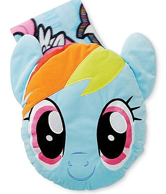 Hasbro My Little Pony Big Face Pillow with Throw Just $9.97! Down From $24.99!