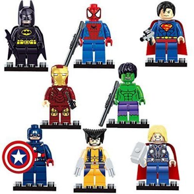Set of 8 Superhero Mini Figures – Lego Compatible Just $4.96 + FREE Shipping!