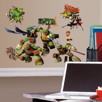 Roommates Teenage Mutant Ninja Turtles Peel And Stick Wall Decals Just $9.99!