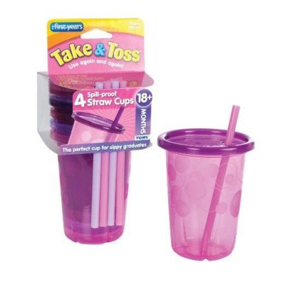 The First Years Straw Cup Take and Toss, 4 count Just $2.76! (reg. $8.99)