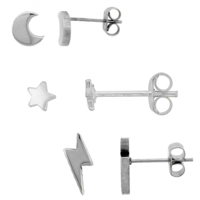 Tiny Sterling Or Stainless Stud Earrings As Low As $7.95 Ships FREE!