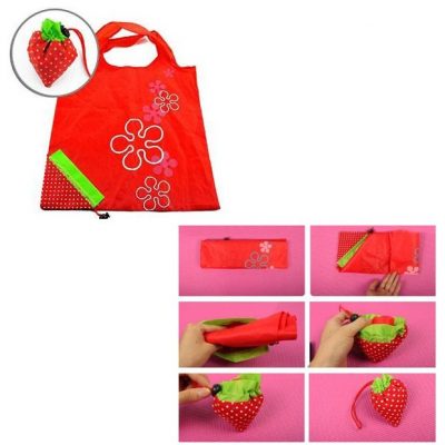 Strawberry Folding Reusable Shopping Bag Only $1.67 Shipped!