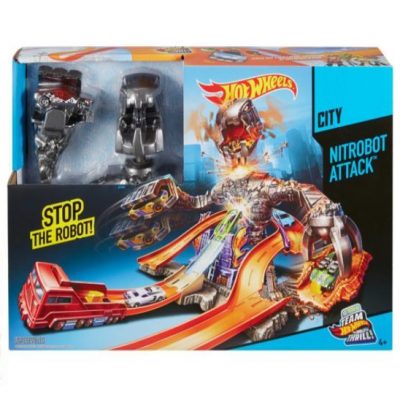 Hot Wheels Nitrobot Attack Track Set Just $14.99!  Down From $24.99!