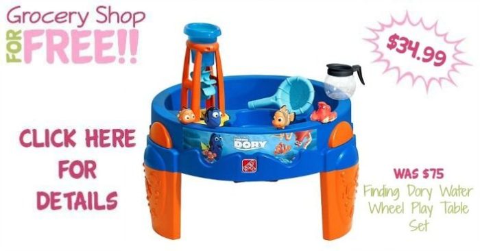 Finding Dory Water Wheel Play Table Set Only $34.99! Down From $74.99!